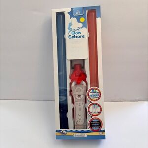 dreamGEAR Dual Glow Sabers Nintendo Wii Red Blue LED Light Up Sword DGWII-1230